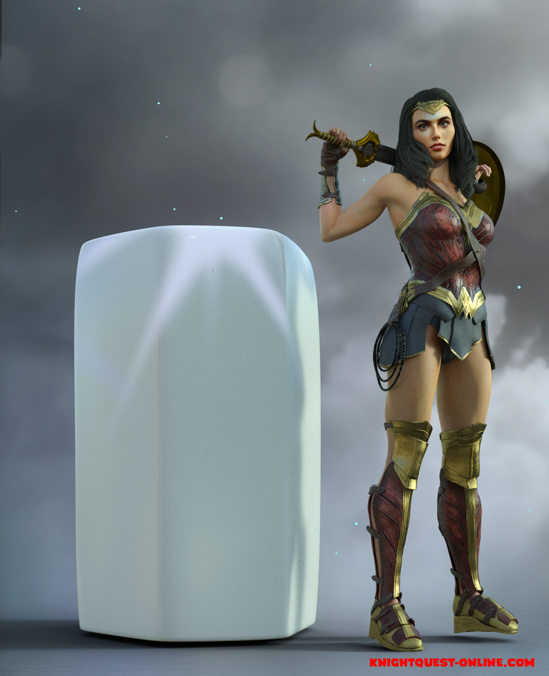 Wonder Woman Pillar